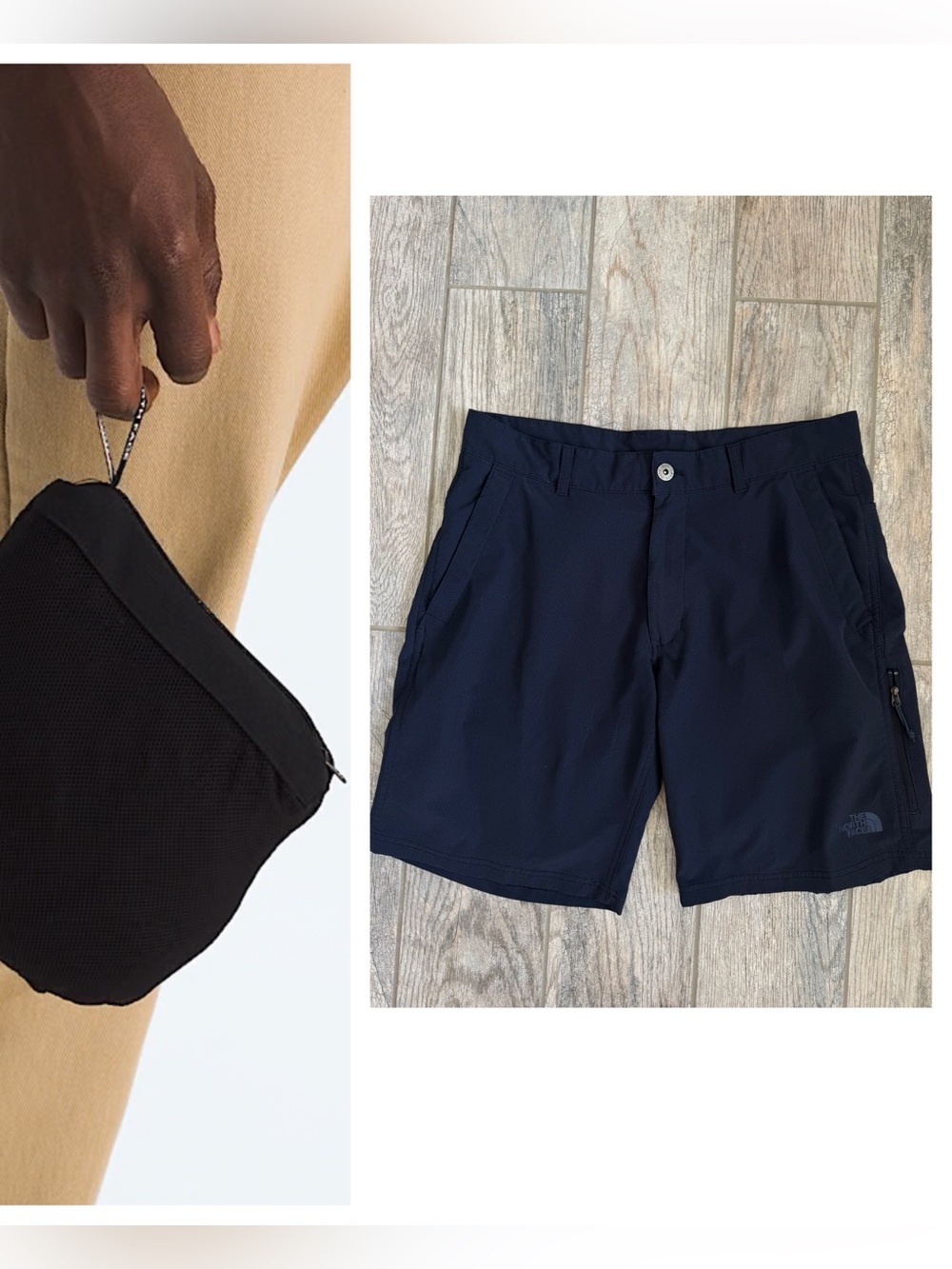 The North Face Rolling Sun packavle hiking shorts sz32